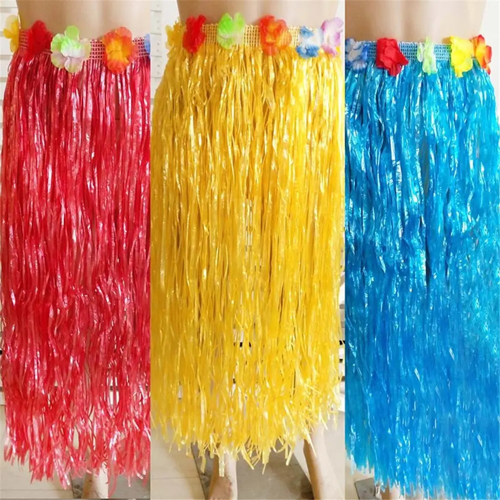 Hawaiian Assorted Adult Hula Skirt 80cm A19115