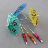 Hawaiian Cocktail Parasol Umbrella Picks 12Pk A29930