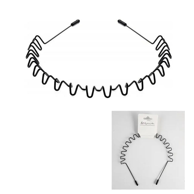Headband Tooth Head Black Metal K203609