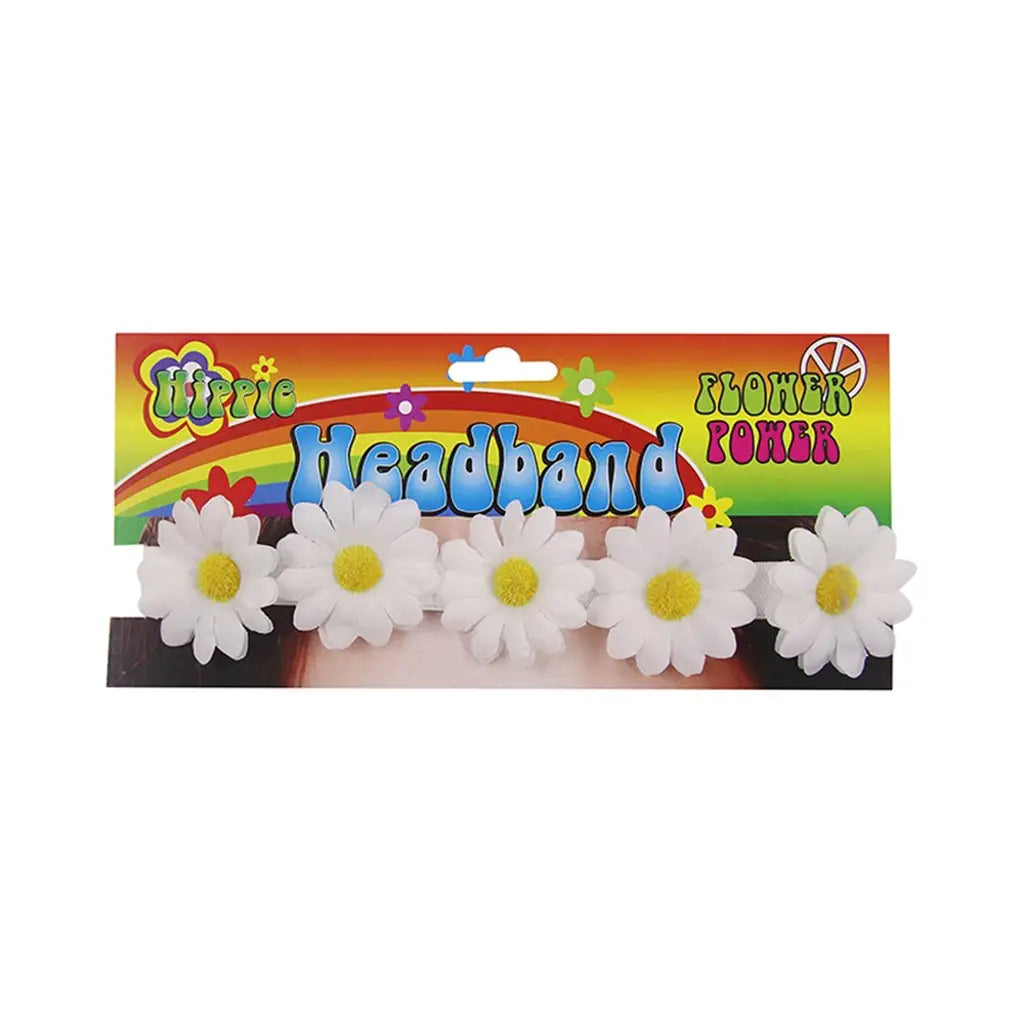 Hippie Daisy Flower Power Headband PP44323