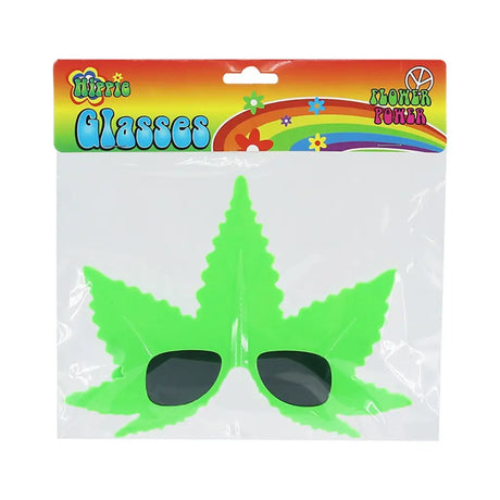 Hippie Marijuana Leaf Glasses A179727
