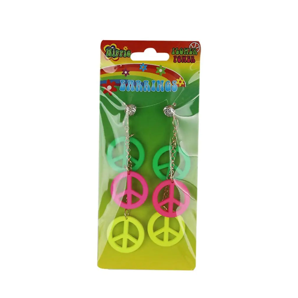 Hippie Peace Sign Earrings PP18744