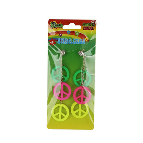 Hippie Peace Sign Earrings PP18744