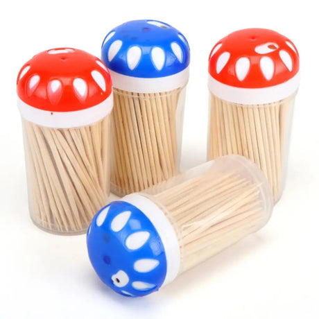 Home Master Bamboo Toothpicks Double Ended 150Pcs Each 4Pk 203833