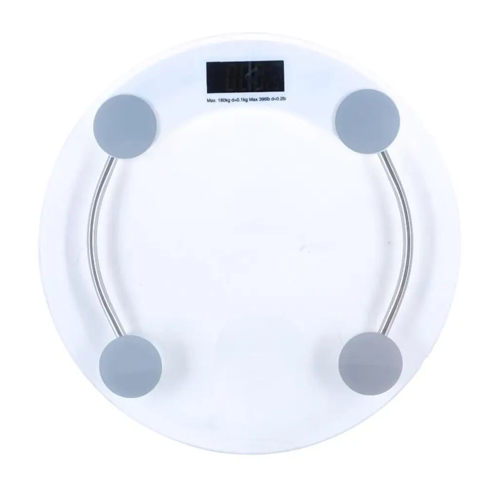 Home Master Bathroom Scale Round Glass 281091