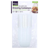 Home Master Dressing Containers with Lid 60ml 18Pk 321636