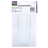 Home Master Dressing Containers with Lid 60ml 18Pk 321636