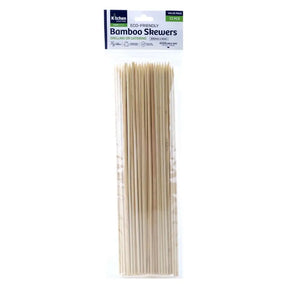 Home Master Eco Friendly Bamboo Skewers BBQ 4mmX30cm 72Pk 203802