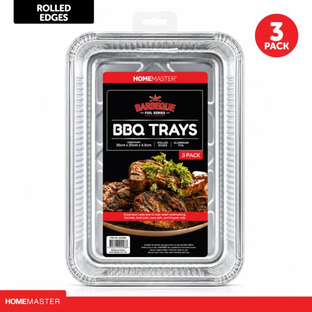 Home Master Foil Tray 30x20x4.5cm 3Pk 222988