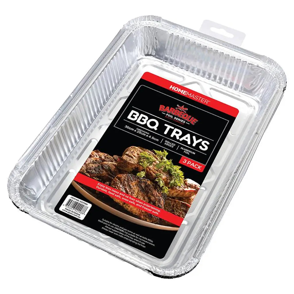 Home Master Foil Tray 30x20x4.5cm 3Pk 222988