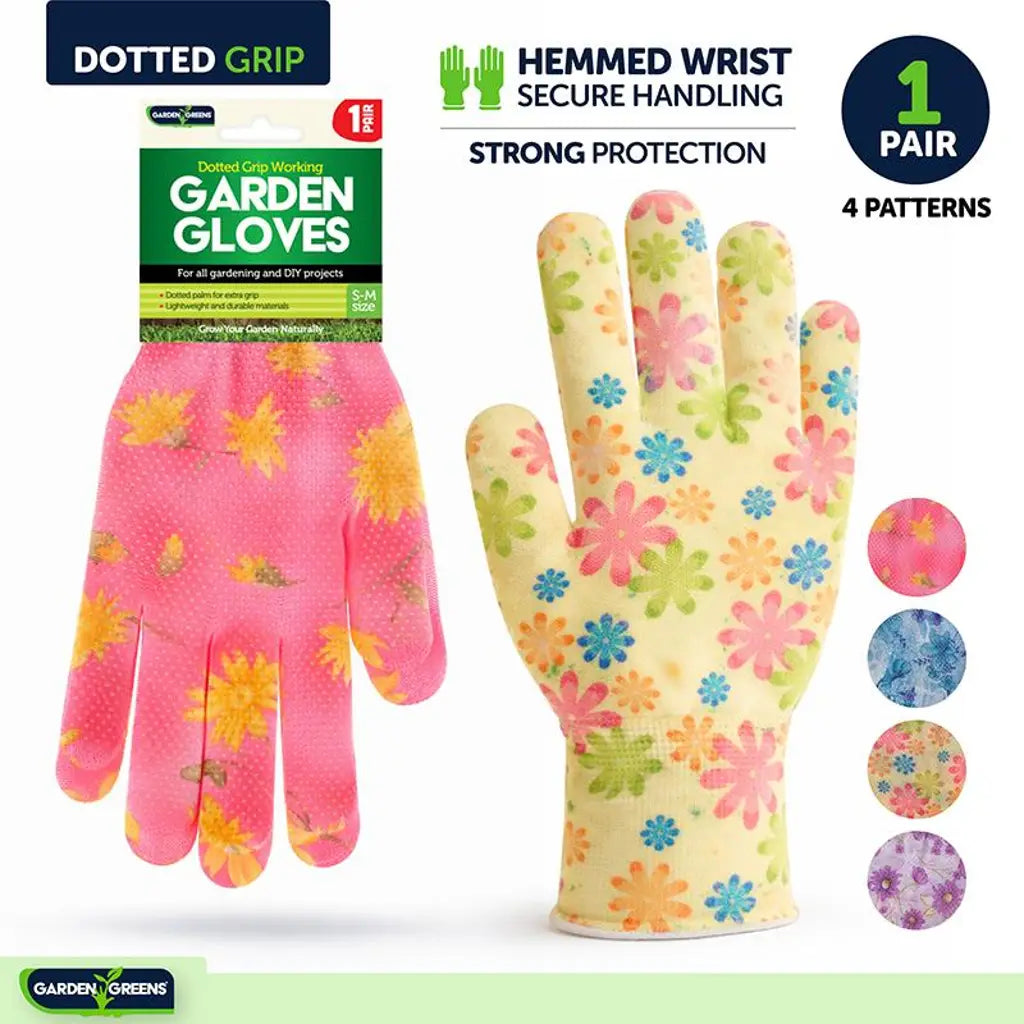 Home Master Garden Gloves With Grip Nylon 221325