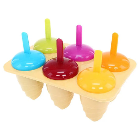 Home Master Ice Block Popsicle Maker Mould 6x100ml 288328