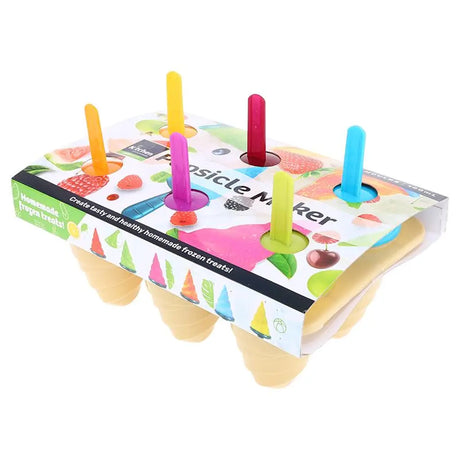 Home Master Ice Block Popsicle Maker Mould 6x100ml 288328