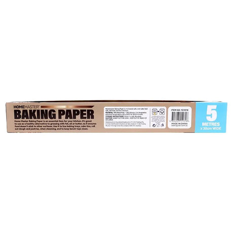 Home Master Kitchen Consumables Baking Paper Non Stick 5mX30cm 151318