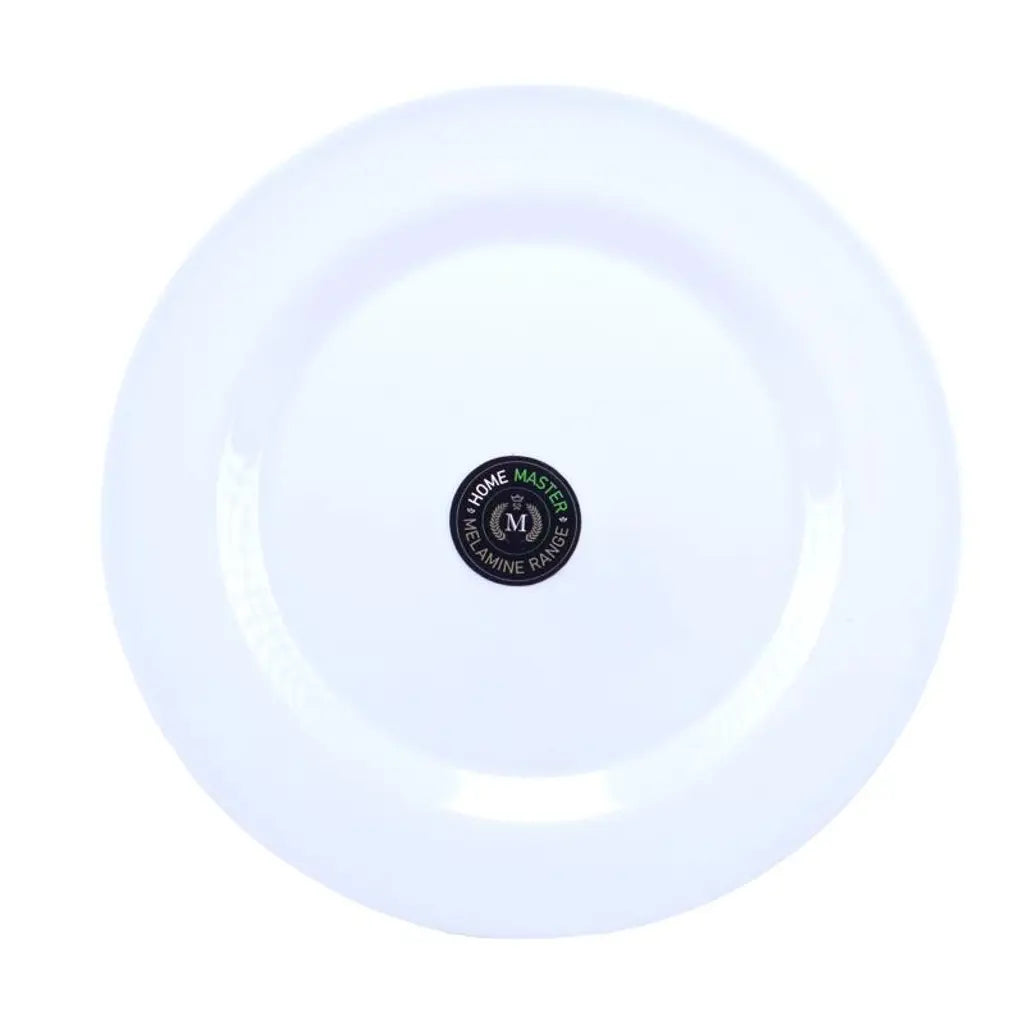 Home Master Melamine Plate Round 20x1.5cm White 105403