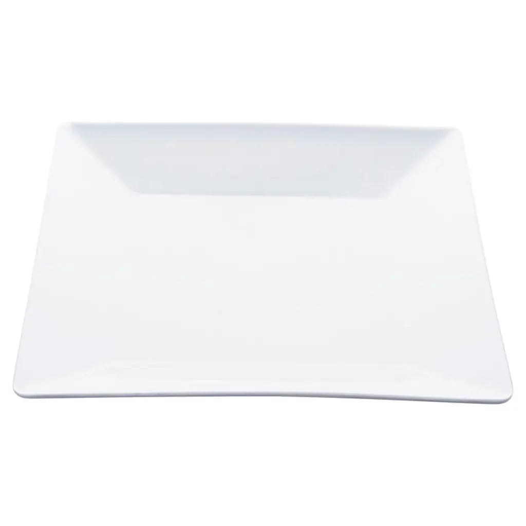 Home Master Melamine Plate Square 24.5x2.5cm White 54299