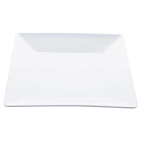 Home Master Melamine Plate Square 24.5x2.5cm White 54299