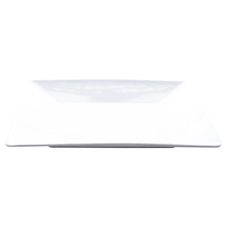 Home Master Melamine Plate Square 24.5x2.5cm White 54299