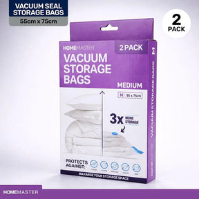 Home Master Storage Bags Vacuum 55x75cm 2Pk 161041