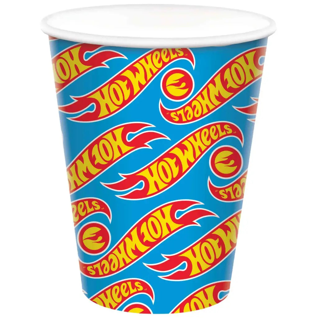 Hot Wheels Paper Cups 266ml 8Pk 88853105