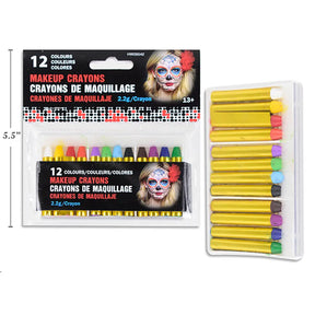 Hween Makeup Crayons 12Pk 12-Colour HW26542