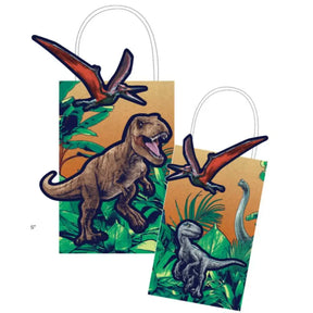 Jurassic Into The Wild Create Your Own Paper Kraft Bags 8Pk 162826.88