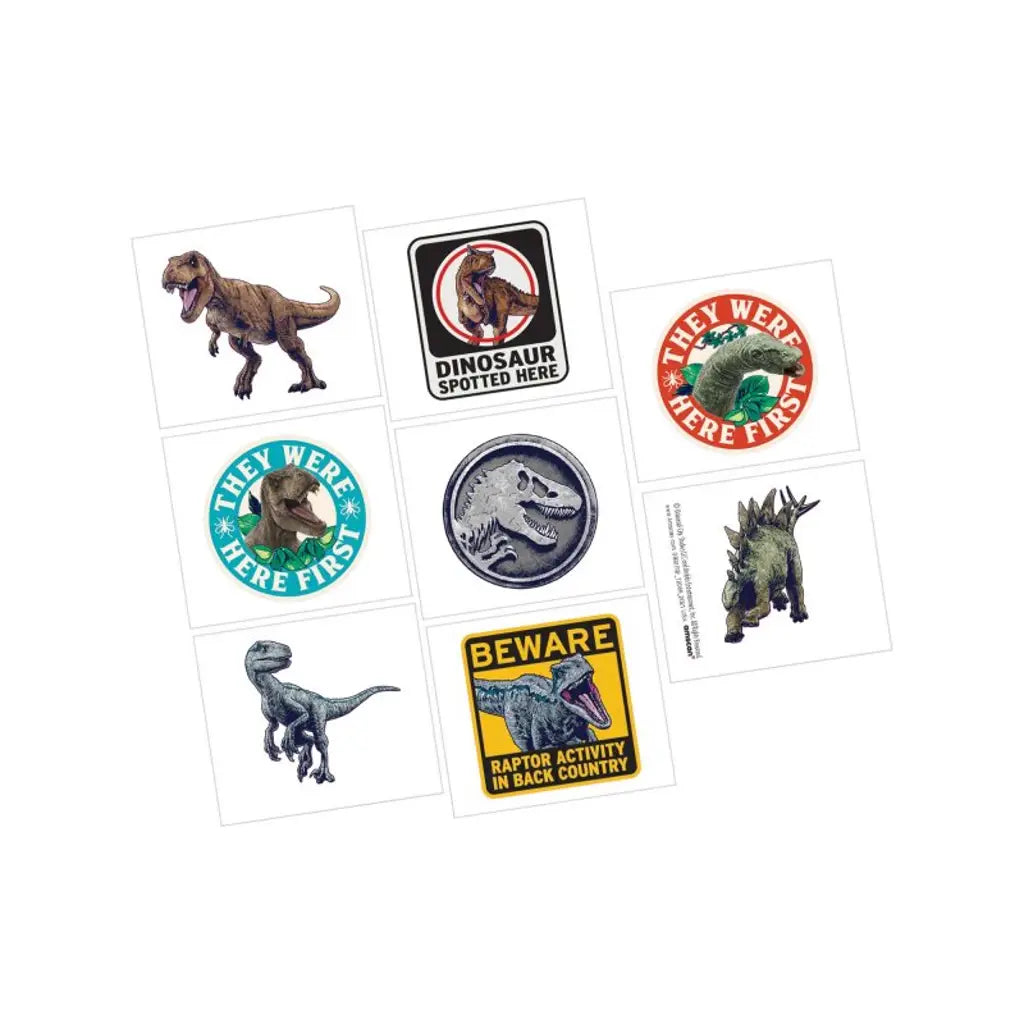 Jurassic Into The Wild Tattoos 8Pk 3902792.56