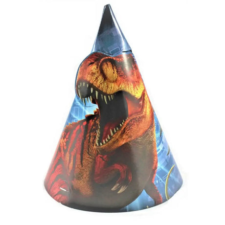 Jurassic World Cone Hats Paper 8Pk 250724