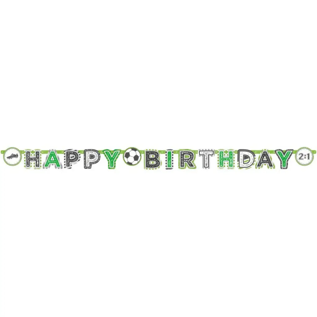 Kicker Party Happy Birthday Letter Banner 9903023