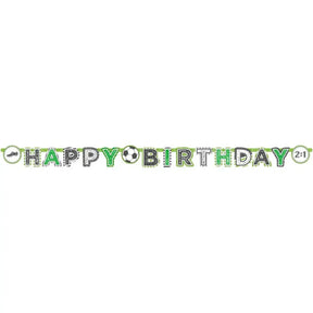 Kicker Party Happy Birthday Letter Banner 9903023