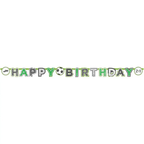 Kicker Party Happy Birthday Letter Banner 9903023