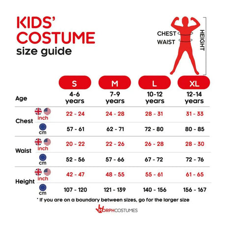 KidsCostumeSize
