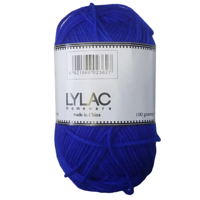 Knitting Yarn Blue 100g K023627