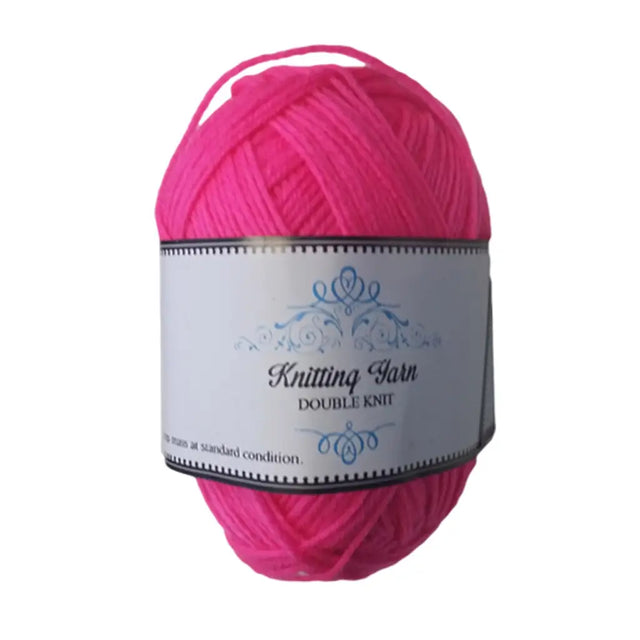 Knitting Yarn Hot Pink 100g K023641