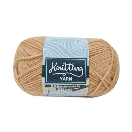 Knitting Yarn Khaki 100g K160872