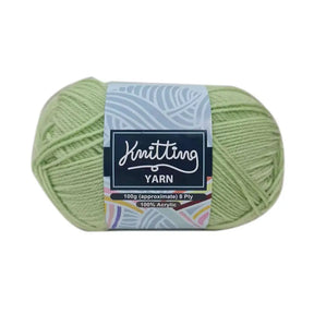 Knitting Yarn Light Green 100g K160858