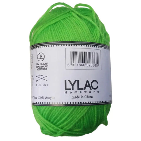 Knitting Yarn Lime 100g K023665