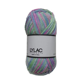 Knitting Yarn Multi Color Pink/Green 100g K043236