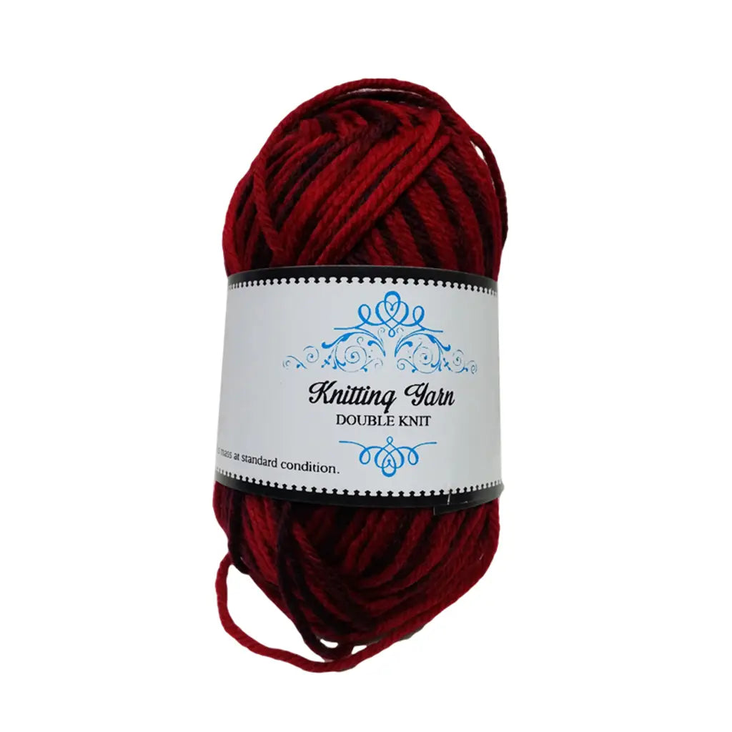 Knitting Yarn Multi Color Red 100g K043168