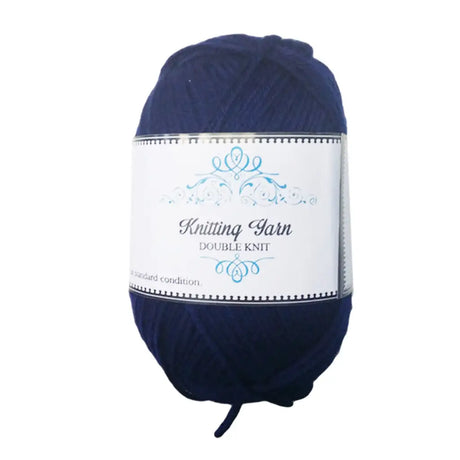 Knitting Yarn Navy Blue 100g K023603