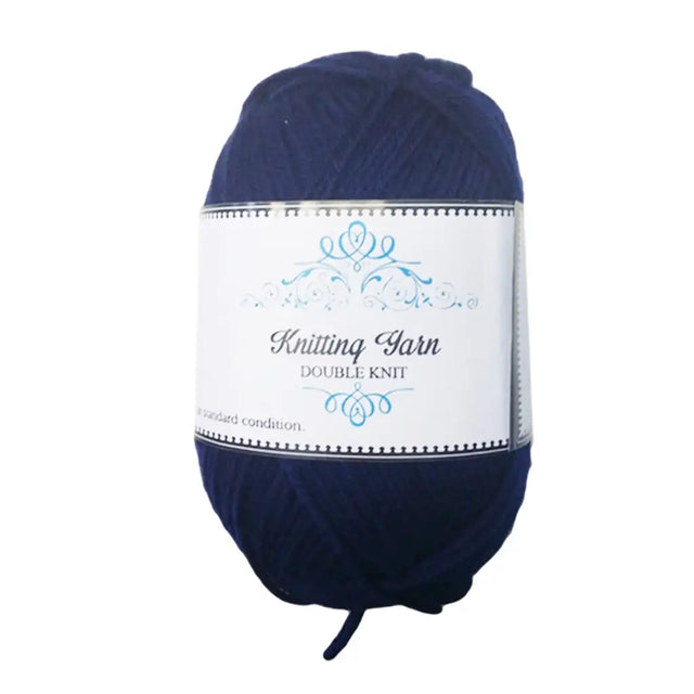 Knitting Yarn Navy Blue 100g K023603
