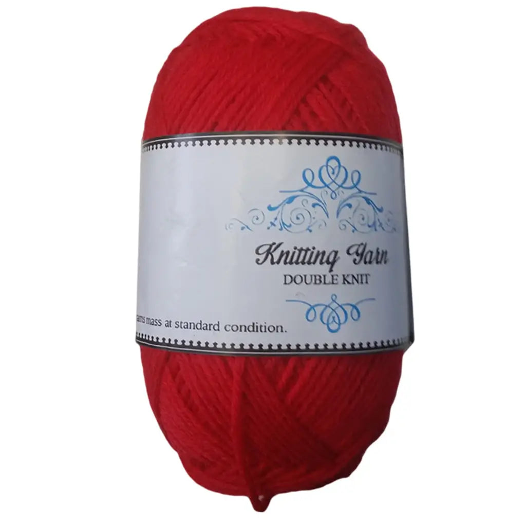 Knitting Yarn Red 100g K020107