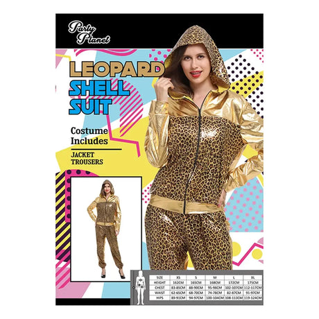 Leopard Shell Suit Costume Including Jacket, Trousers PP25094