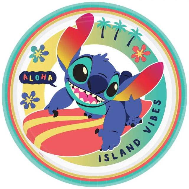 Lilo & Stitch Paper Plates 23cm 8Pk 88061742