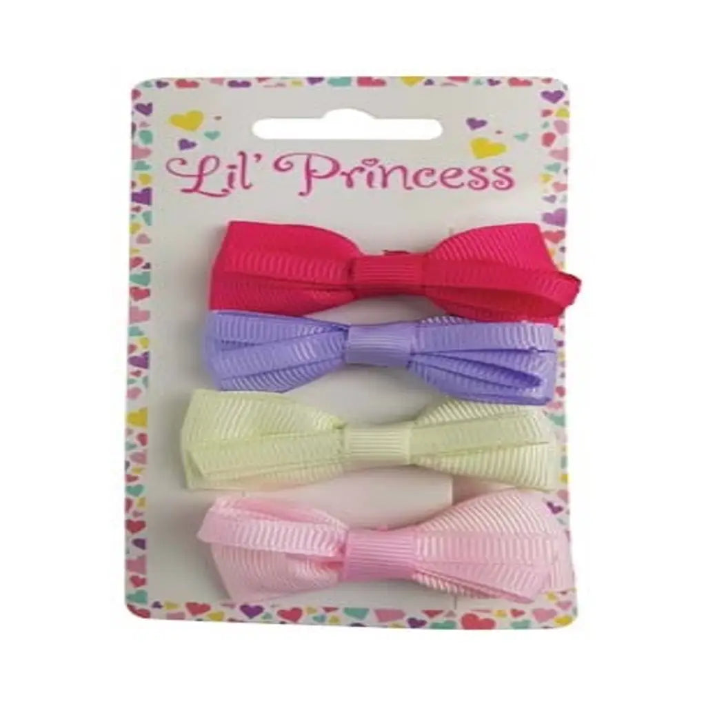 Loop Clip Ibs Bow Assorted 4Pk YSA34A