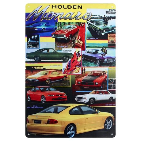 Man Cave Metal Car Signs Assorted Designs 20x30cm 289882