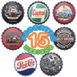 Man Cave Retro Bottle Top Metal Sign Assorted Designs 35cm 286812
