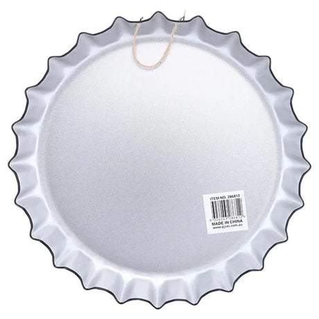 Man Cave Retro Bottle Top Metal Sign Assorted Designs 35cm 286812