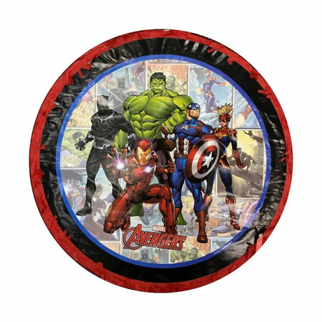 Marvel Avengers Powers Unite Expandable Pull String Drum Pinata 45x45x9cm 8836986