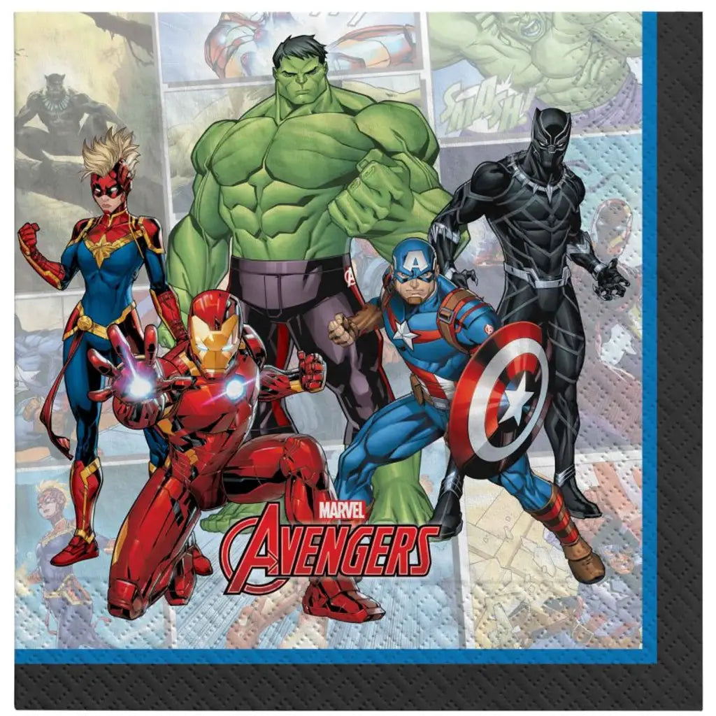 Marvel Avengers Powers Unite Lunch Napkins 16Pk 512478